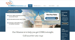 Desktop Screenshot of cobrainsurance.com